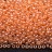 Бисер японский MIYUKI круглый 11/0 #0369 персиковый, глянцевый прозрачный, 10 грамм - Бисер японский MIYUKI круглый 11/0 #0369 персиковый, глянцевый прозрачный, 10 грамм