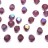 Бусины биконусы хрустальные 3мм, цвет AMETHYST AB MATT, 745-066, 20шт - Бусины биконусы хрустальные 3мм, цвет AMETHYST AB MATT, 745-066, 20шт