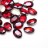 Кристалл Овал 18х13х5,5мм, цвет красный, стекло, 26-157, 2шт - Риволи Овальный Граненый, Красный, Стекло, 18*13*5,5мм, без отверстия, 1шт RGLA-A010-13x18mm-M