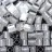 Бисер японский TOHO Cube кубический 4мм #0981 хрусталь/снег, окрашенный изнутри, 5 грамм - Бисер японский TOHO Cube кубический 4мм #0981 хрусталь/снег, окрашенный изнутри, 5 грамм