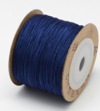 Шнур нейлоновый, толщина 0,8мм, цвет синий, материал нейлон, 29-075, 2 метра