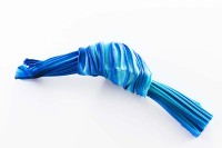 Лента шелковая Шибори, ширина 12см, цвет №052 сине-голубой, 20см