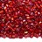 Бисер чешский PRECIOSA рубка 9/0 97079 красный радужный, серебряная линия внутри, 50г - Бисер чешский PRECIOSA рубка 9/0 97079 красный радужный, серебряная линия внутри, 50г