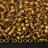 Бисер японский TOHO круглый 8/0 #0278 топаз, золотая линия внутри, 10 грамм - Бисер японский TOHO круглый 8/0 #0278 топаз, золотая линия внутри, 10 грамм