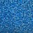 Бисер чешский PRECIOSA круглый 10/0 38165 прозрачный, голубая линия внутри, 20 грамм - Бисер чешский PRECIOSA круглый 10/0 38165 прозрачный, голубая линия внутри, 20 грамм