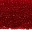 Бисер японский MIYUKI круглый 11/0 #0141 красный, прозрачный, 10 грамм - Бисер японский MIYUKI круглый 11/0 #0141 красный, прозрачный, 10 грамм