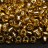 Бисер чешский PRECIOSA круглый 2/0 17020 золотой, серебряная линия внутри, 50г - Бисер чешский PRECIOSA круглый 2/0 17020 золотой, серебряная линия внутри, 50г