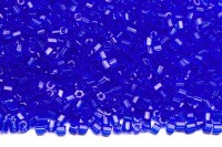 Бисер чешский PRECIOSA рубка 10/0 30050 синий прозрачный, 50г