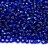 Бисер чешский PRECIOSA круглый 10/0 67300 синий, серебряная линия внутри, квадратное отверстие, 20 грамм - Бисер чешский PRECIOSA круглый 10/0 67300 синий, серебряная линия внутри, квадратное отверстие, 20 грамм