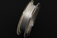Ювелирный тросик Flex-rite 49 strand, толщина 0,35мм, цвет жемчужное серебро, 1017-020, катушка 9,14м