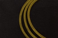 Ювелирная сетка, диаметр 4мм, цвет светлый янтарь, пластик, 46-010, 1 метр