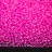 Бисер чешский PRECIOSA круглый 10/0 38124 прозрачный, розовая линия внутри, 1 сорт, 50г - Бисер чешский PRECIOSA круглый 10/0 38124 прозрачный, розовая линия внутри, 1 сорт, 50г