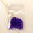 Бисер японский Miyuki Twisted Bugle 2,7х12мм #1721 пурпурный, прозрачный, 10 грамм - Бисер японский Miyuki Twisted Bugle 2,7х12мм #1721 пурпурный, прозрачный, 10 грамм