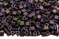 Бисер японский TOHO Triangle треугольный 8/0 #0085F пурпурный, матовый металлизированный ирис, 5 грамм