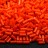 Бисер японский Miyuki Bugle стеклярус 3мм #0406 оранжевый, непрозрачный, 10 грамм - Бисер японский Miyuki Bugle стеклярус 3мм #0406 оранжевый, непрозрачный, 10 грамм