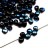 Бисер MIYUKI Drops 3,4мм #4555 черный/радужный, непрозрачный, 10 грамм - Бисер MIYUKI Drops 3,4мм #4555 черный/радужный, непрозрачный, 10 грамм