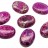 Кабошон овальный 30х22мм, Реголит синтетический, оттенок фиолетовый, 2011-014, 1шт - Кабошон овальный 30х22мм, Реголит синтетический, оттенок фиолетовый, 2011-014, 1шт