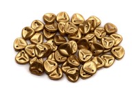 Бусины Rose Petal beads 8мм, отверстие 0,5мм, цвет 01710 Aztec Gold, 734-017, около 10г (около 50шт)