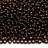 Бисер чешский PRECIOSA круглый 10/0 17140 коричневый, серебряная линия внутри, 2 сорт, 50г - Бисер чешский PRECIOSA круглый 10/0 17140 коричневый, серебряная линия внутри, 2 сорт, 50г