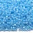 Бисер японский MIYUKI Delica цилиндр 11/0 DB-0164 голубой непрозрачный, радужный, 5 грамм - Бисер японский MIYUKI Delica цилиндр 11/0 DB-0164 голубой непрозрачный, радужный, 5 грамм