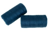 Нитки Micron 20s/3, цвет 318 синий, полиэстер, 183м, 1шт