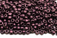 Бисер японский TOHO круглый 6/0 #Y617 розовый, hybrid металлизированный Suede, 10 грамм