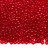 Бисер японский MIYUKI круглый 11/0 #0141SF красный, полуматовый прозрачный, 10 грамм - Бисер японский MIYUKI круглый 11/0 #0141SF красный, полуматовый прозрачный, 10 грамм