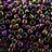 Бисер японский TOHO круглый 8/0 #0509 фиолетовый/зеленый, металлизированный золотом ирис, 10 грамм - Бисер японский TOHO круглый 8/0 #0509 фиолетовый/зеленый, металлизированный золотом ирис, 10 грамм