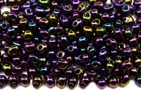 Бисер MIYUKI Drops 3,4мм #0454 фиолетовый ирис, металлизированный, 10 грамм