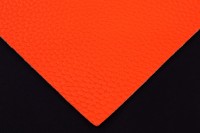 Кожа искусственная для рукоделия 15х20см, цвет оранжевый, 1028-085, 1шт