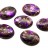 Кабошон овальный 25х18мм, Реголит синтетический, оттенок фиолетовый, 2003-031, 1шт - Кабошон овальный 25х18мм, Реголит синтетический, оттенок фиолетовый, 2003-031, 1шт