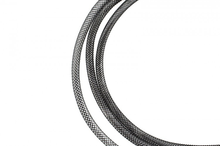 Ювелирная сетка, диаметр 4мм, цвет черный, пластик, 46-011, 1 метр Ювелирная сетка, диаметр 4мм, цвет черный, пластик, 46-011, 1 метр