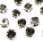 Шатоны Astra 7мм пришивные в оправе, цвет 39 серый/серебро, стекло/латунь, 62-143, 20шт - Шатоны Astra 7мм пришивные в оправе, цвет 39 серый/серебро, стекло/латунь, 62-143, 20шт
