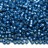 Бисер японский MIYUKI круглый 11/0 #0648 синий джинс, алебастр/серебряная линия внутри, 10 грамм - Бисер японский MIYUKI круглый 11/0 #0648 синий джинс, алебастр/серебряная линия внутри, 10 грамм