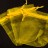 Сумочка из органзы подарочная 7х9см, цвет желтый, 36-012, 1шт - Сумочка из органзы подарочная 7х9см, цвет желтый, 36-012, 1шт