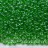 Бисер чешский PRECIOSA круглый 10/0 56100 зеленый прозрачный блестящий, 5 грамм - Бисер чешский PRECIOSA круглый 10/0 56100 зеленый прозрачный блестящий, 5 грамм