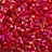 Бисер японский MATSUNO рубка 11/0 2CUT 735R, цвет красный радужный, 10г - Бисер японский MATSUNO рубка 11/0 2CUT 735R, цвет красный радужный, 10г