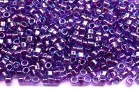 Бисер японский TOHO Treasure цилиндрический 11/0 #0776 вода/пурпурный радужный, окрашенный изнутри, 5 грамм