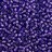 Бисер японский TOHO круглый 11/0 #2224 фиолетовый, серебряная линия внутри, 10 грамм - Бисер японский TOHO круглый 11/0 #2224 фиолетовый, серебряная линия внутри, 10 грамм