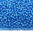 Бисер чешский PRECIOSA круглый 10/0 65157 голубой прозрачный, белая линия внутри, 1 сорт, 50г - Бисер чешский PRECIOSA круглый 10/0 65157 голубой прозрачный, белая линия внутри, 1 сорт, 50г