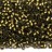 Бисер японский TOHO Treasure цилиндрический 11/0 #0271F золото/черный бриллиант матовый, окрашенный изнутри, 5 грамм - Бисер японский TOHO Treasure цилиндрический 11/0 #0271F золото/черный бриллиант матовый, окрашенный изнутри, 5 грамм