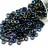 Бисер MIYUKI Spacer 3х1,3 мм #0455 синий ирис, металлизированный, 5 грамм - Бисер MIYUKI Spacer 3х1,3 мм #0455 синий ирис, металлизированный, 5 грамм