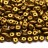 Бусины SuperDuo 2,5х5мм, отверстие 0,8мм, цвет 00030/01720 золото ацтеков матовый металлик, 706-002, 10г (около 120шт) - Бусины SuperDuo 2,5х5мм, отверстие 0,8мм, цвет 00030/01720 золото ацтеков матовый металлик, 706-002, 10г (около 120шт)