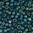 Бисер японский TOHO круглый 6/0 #0167ВD изумруд, радужный прозрачный, 10 грамм - Бисер японский TOHO круглый 6/0 #0167ВD изумруд, радужный прозрачный, 10 грамм