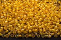 Бисер японский TOHO круглый 11/0 #0192 хрусталь/желтый, окрашенный изнутри, 10 грамм
