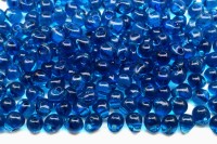 Бисер MIYUKI Drops 3,4мм #0149 синий капри, прозрачный, 10 грамм