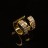 Серьги-каффы 12х12мм, цвет золото, латунь/цирконий, 21-331, 1шт - Серьги-каффы 12х12мм, цвет золото, латунь/цирконий, 21-331, 1шт