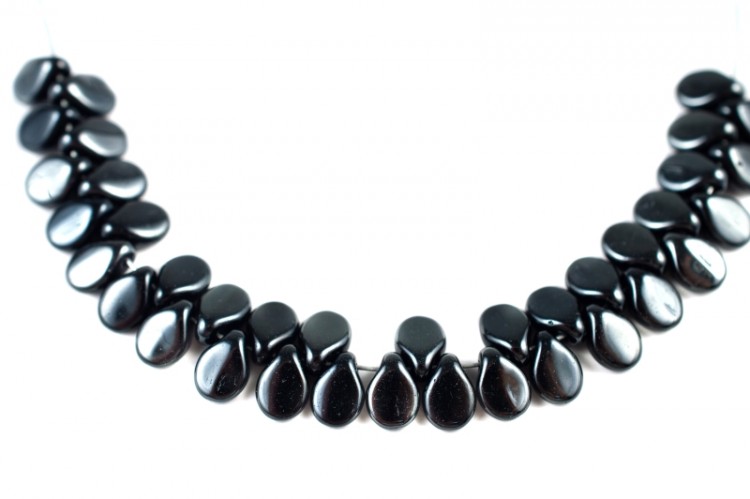 Бусины Pip beads 5х7мм, цвет 23980/27200 черный/гематит, 701-023, 20шт Бусины Pip beads 5х7мм, цвет 23980/27200 черный/гематит, 701-023, 20шт