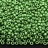 Бисер японский MIYUKI круглый 11/0 #4214F темная зеленая мята, Duracoat гальванизированный матовый, 10 грамм - Бисер японский MIYUKI круглый 11/0 #4214F темная зеленая мята, Duracoat гальванизированный матовый, 10 грамм