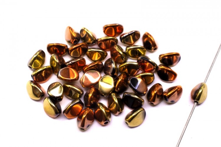 Бусины Pinch beads 5х3мм, отверстие 0,8мм, цвет 23980/98542 Jet California Gold Rush, 755-104, 10г (около 117шт) Бусины Pinch beads 5х3мм, отверстие 0,8мм, цвет 23980/98542 Jet California Gold Rush, 755-104, 10г (около 117шт)